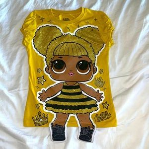 LOL SURPRISE Girls Yellow Character Tee (6)